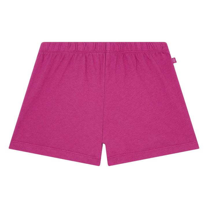 Pantalones cortos de algodón ecológico | Magenta- Imagen del producto n°0