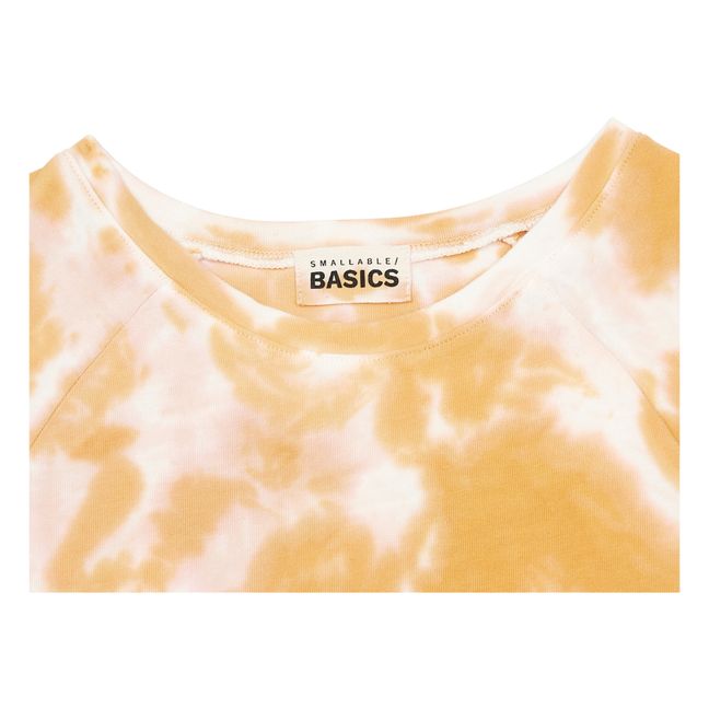 Tie-Dye Organic Cotton Nightgown | Tie&dye Rosa antico