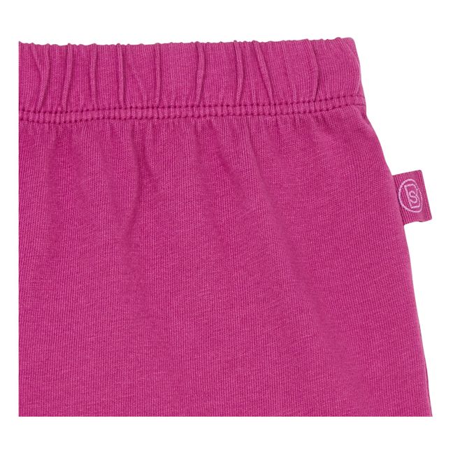 Pantalones cortos de algodón ecológico | Magenta