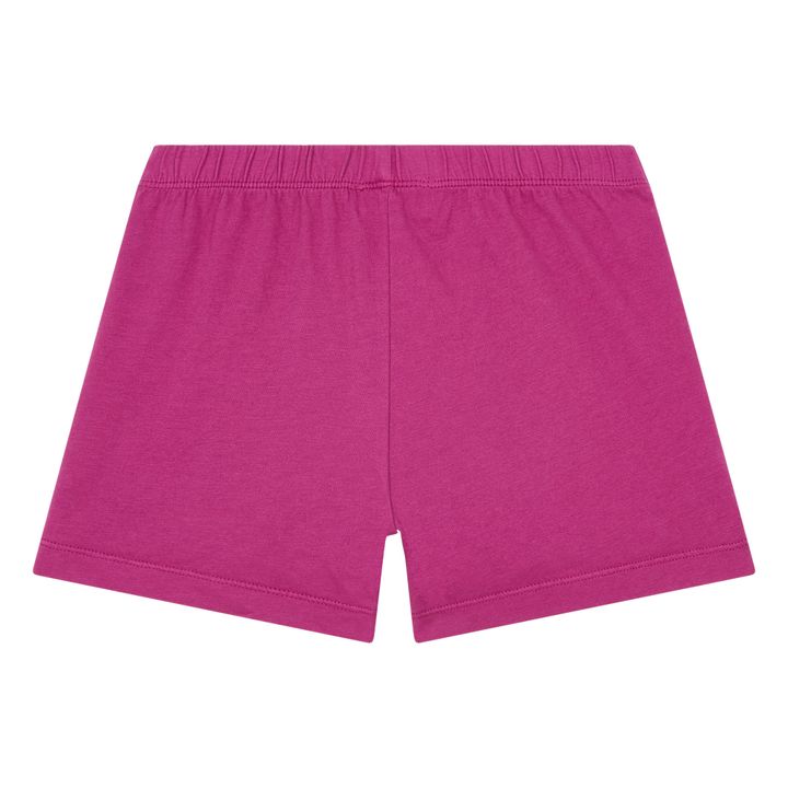 Pantalones cortos de algodón ecológico | Magenta- Imagen del producto n°2