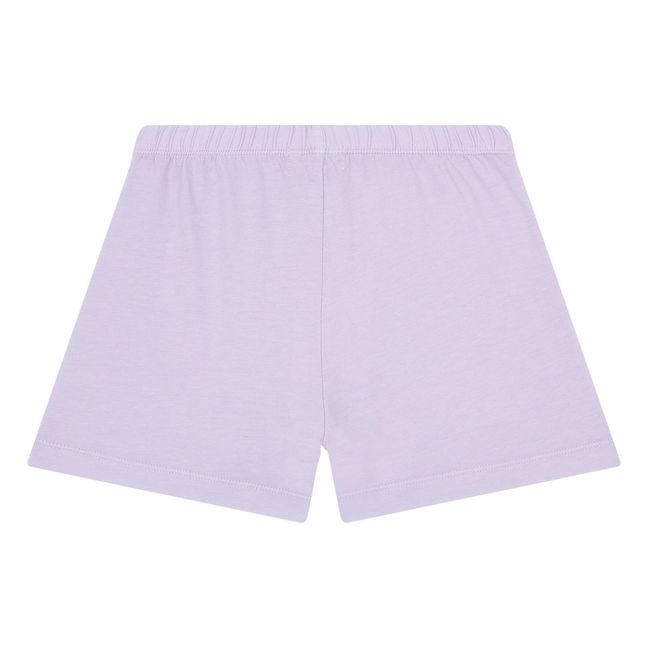 Pantalones cortos de algodón ecológico | Lila