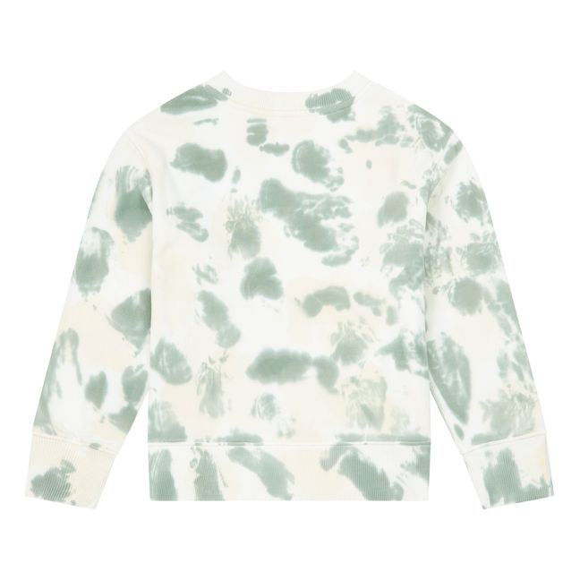 Organic Cotton Sweatshirt | Green Marble
