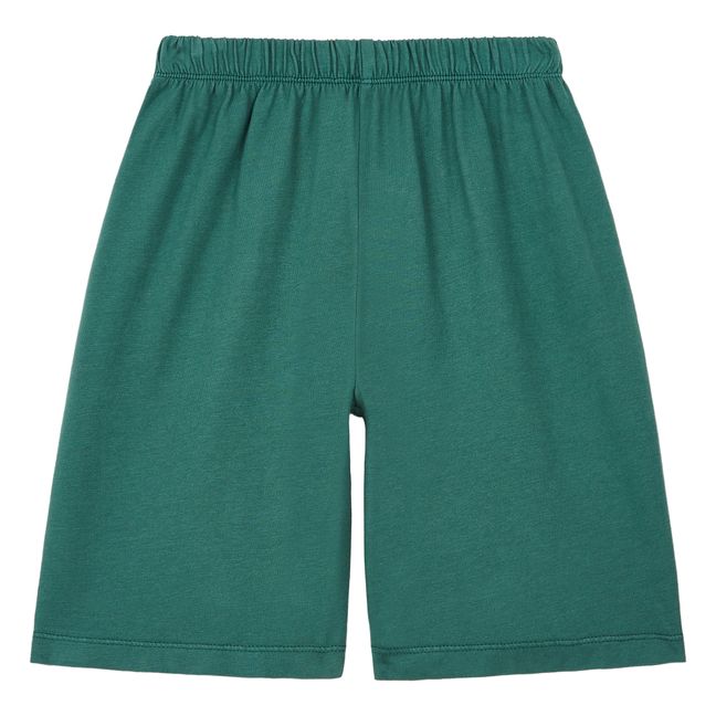 Organic Cotton Pyjama Shorts | Chromgrün