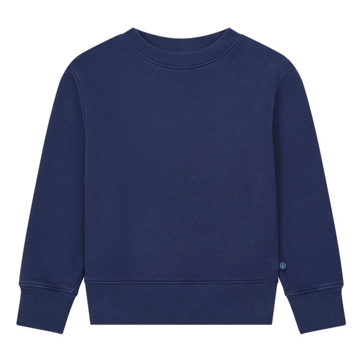 Organic Cotton Sweatshirt Navy blue- Product image n°2