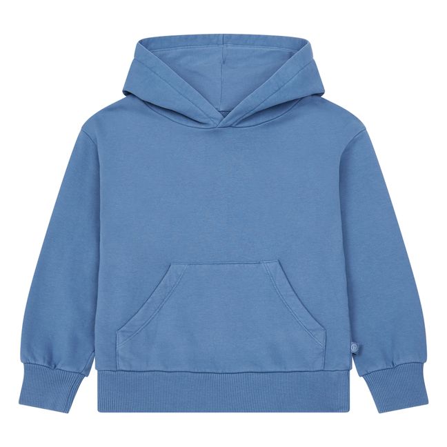 Organic Cotton Hoodie | Storm Blue