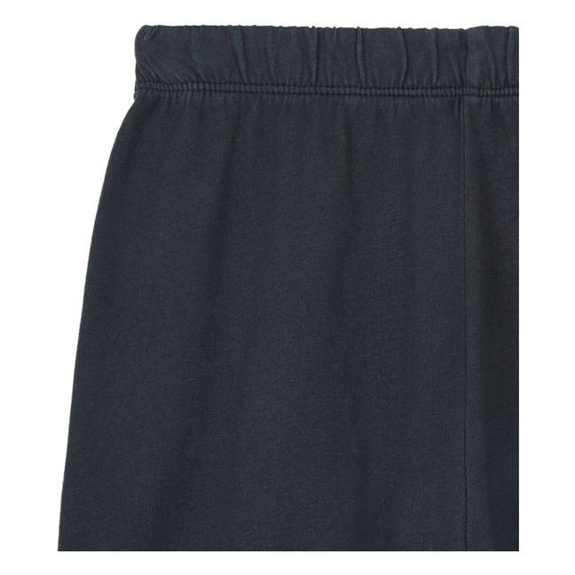 Slim Organic Cotton Pyjama Trousers | Black