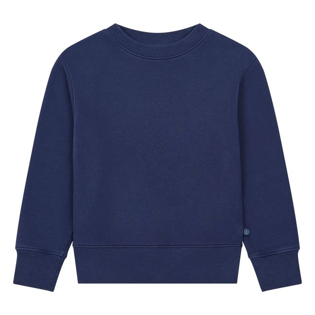 Organic Cotton Sweatshirt Navy