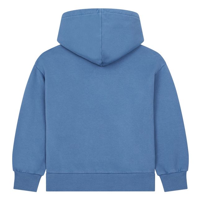 Organic Cotton Hoodie | Storm Blue
