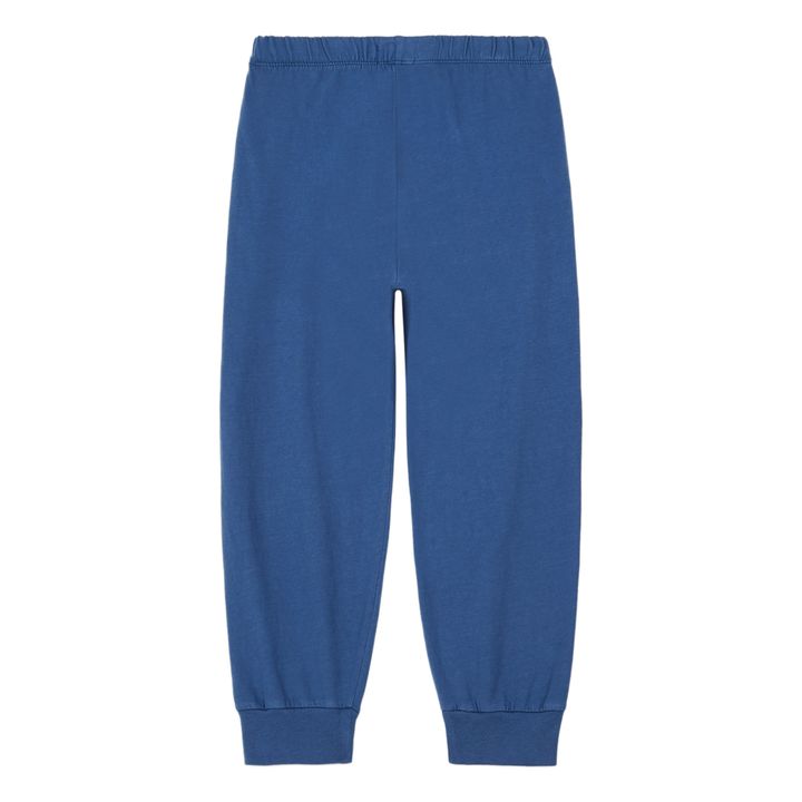 Slim Organic Cotton Pyjama Trousers Storm Blue- Product image n°2