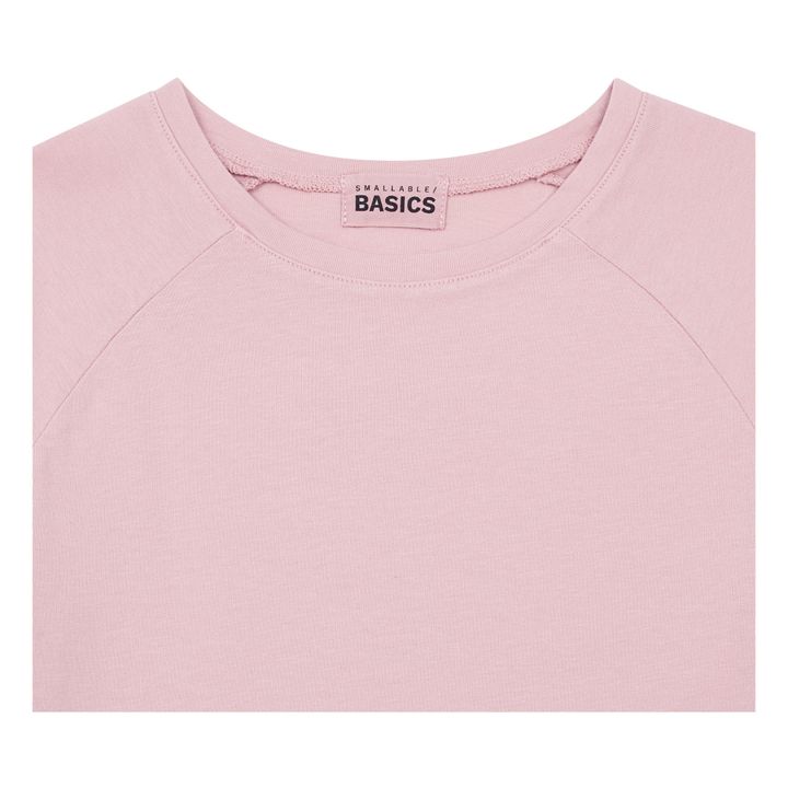 T-Shirt Manches Longues Coton Bio | Vieux Rose- Image produit n°1
