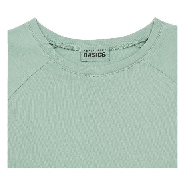Organic Cotton Long-sleeved T-shirt | Salvia