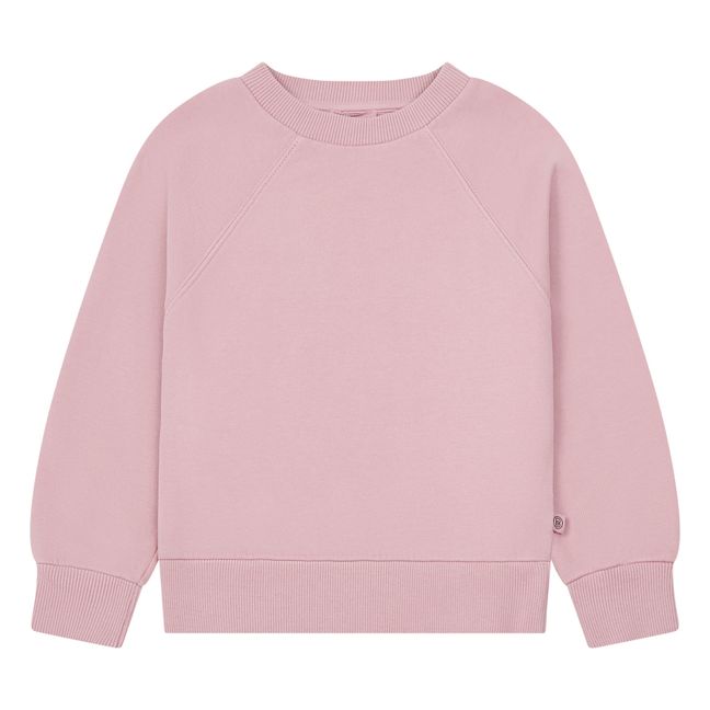 Sudadera raglán de algodón orgánico | Rosa Viejo