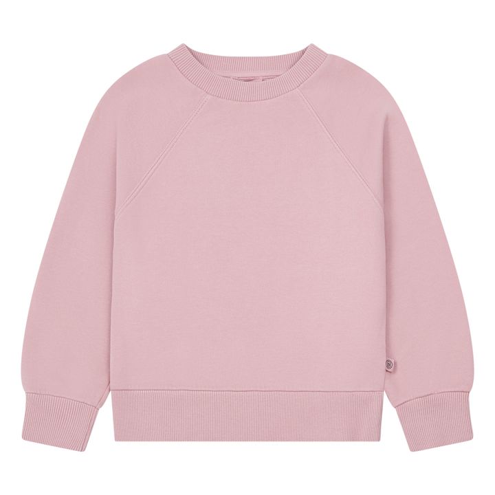 Raglan Organic Cotton Sweatshirt | Dusty Pink- Product image n°4