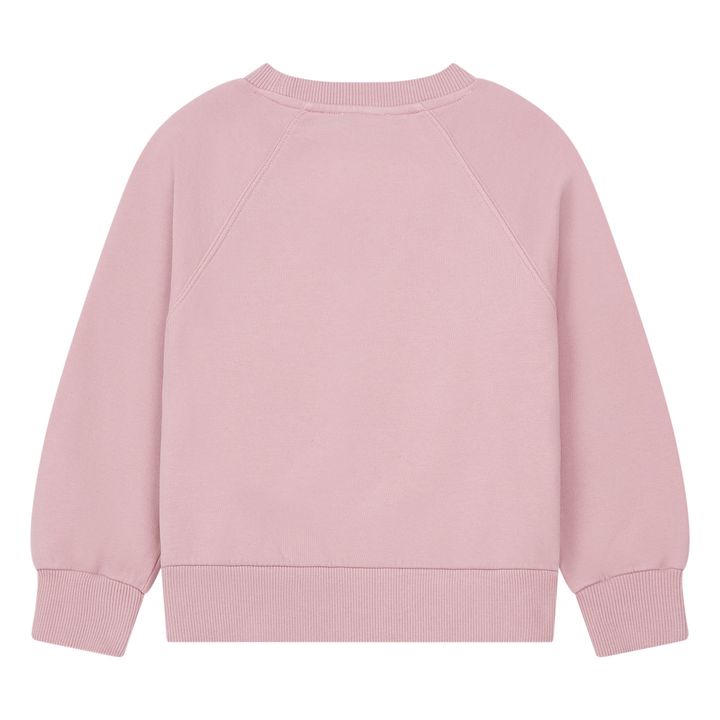 Raglan Organic Cotton Sweatshirt | Dusty Pink- Product image n°6