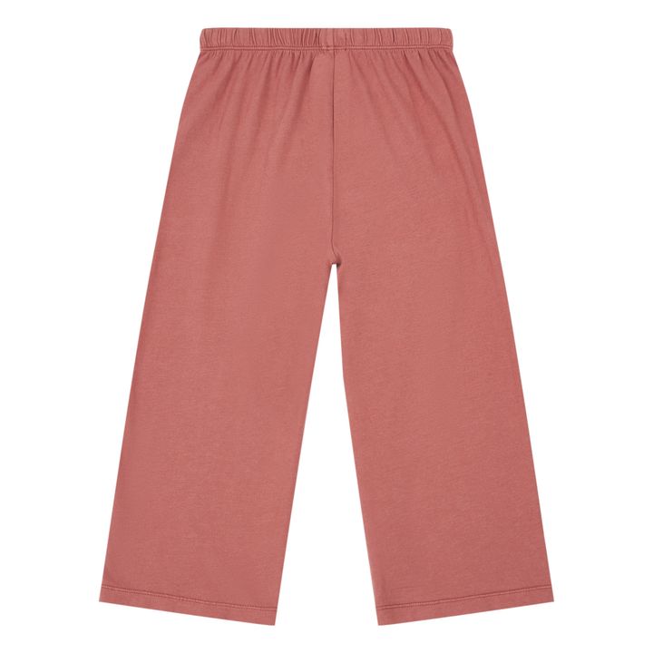 Pantalon Ample Coton Bio | Rouge brique- Image produit n°2
