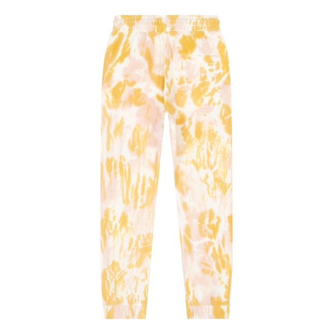 Organic Cotton Joggers | Tie&dye Rosa antico