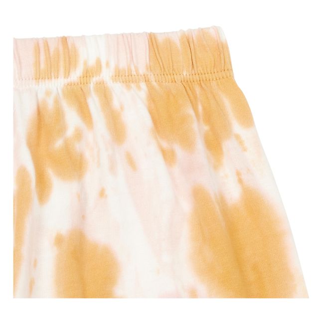 Pantalon Ample Coton Bio | Tie&dye Vieux rose