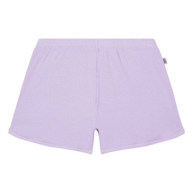Short Côtelé Coton Bio | Lilas