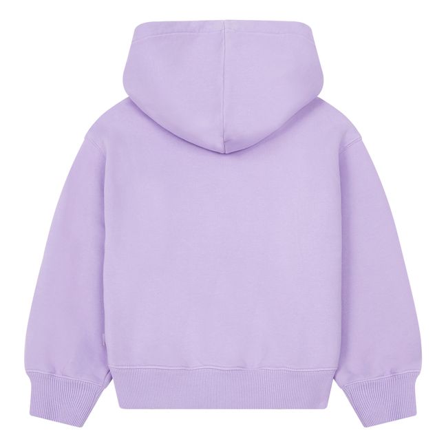 Sweat Capuche Coton Bio | Lilas