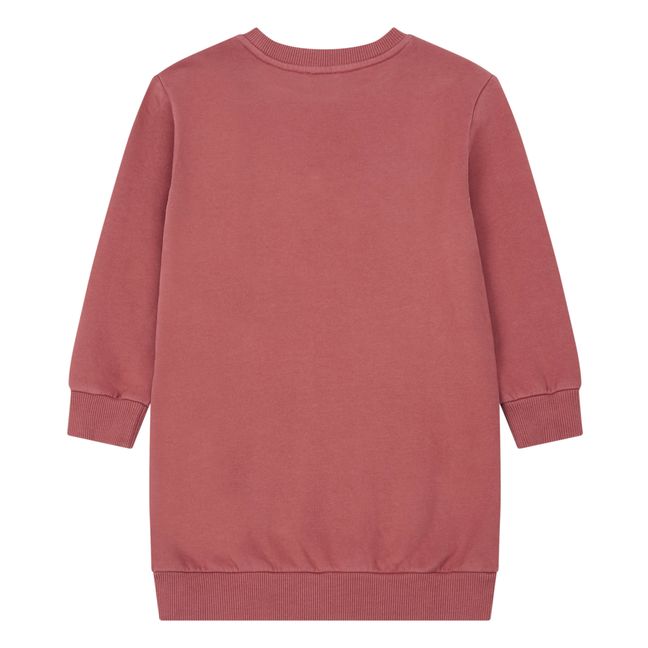 Organic Cotton Sweatshirt Dress | ziegelrot