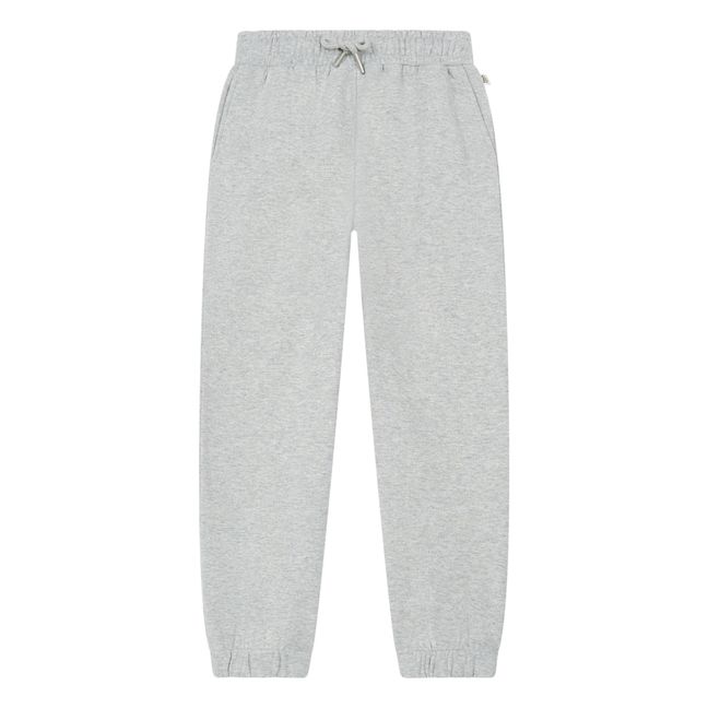 Jogger de algodón orgánico - Relax | Gris Jaspeado