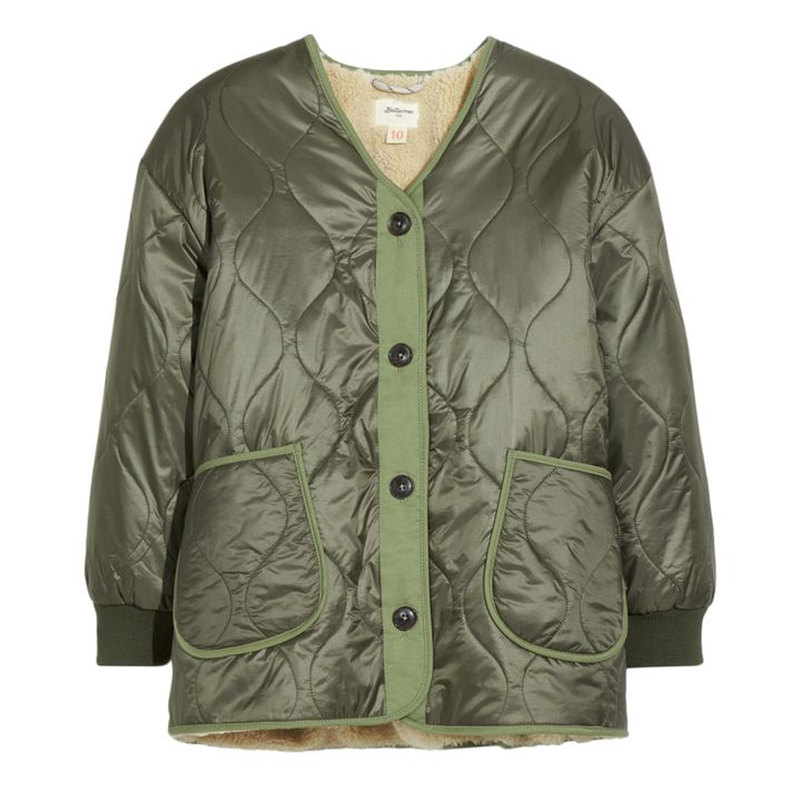 Havana Sherpa-Lined Jacket Verde Kaki- Imagen del producto n°0