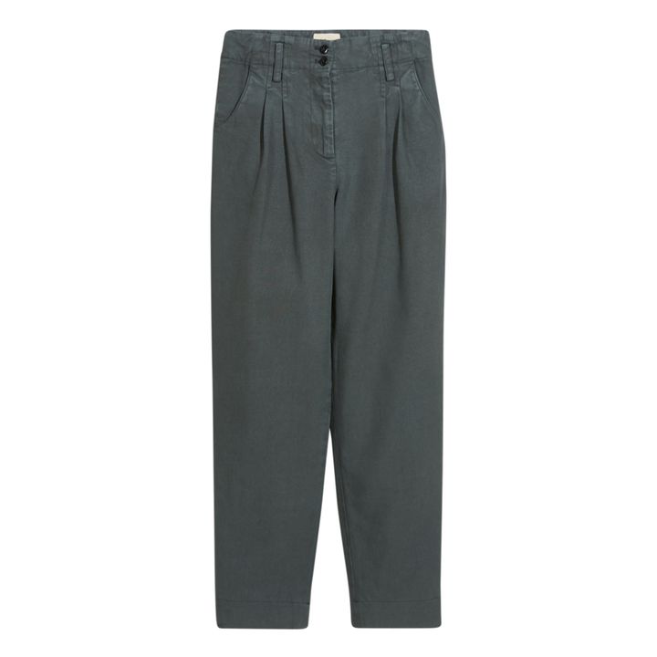 Vicky Trousers | Dark green- Product image n°0