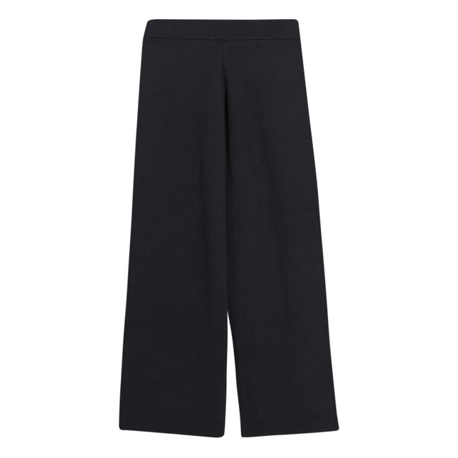 Goupan Woollen Trousers | Navy blue