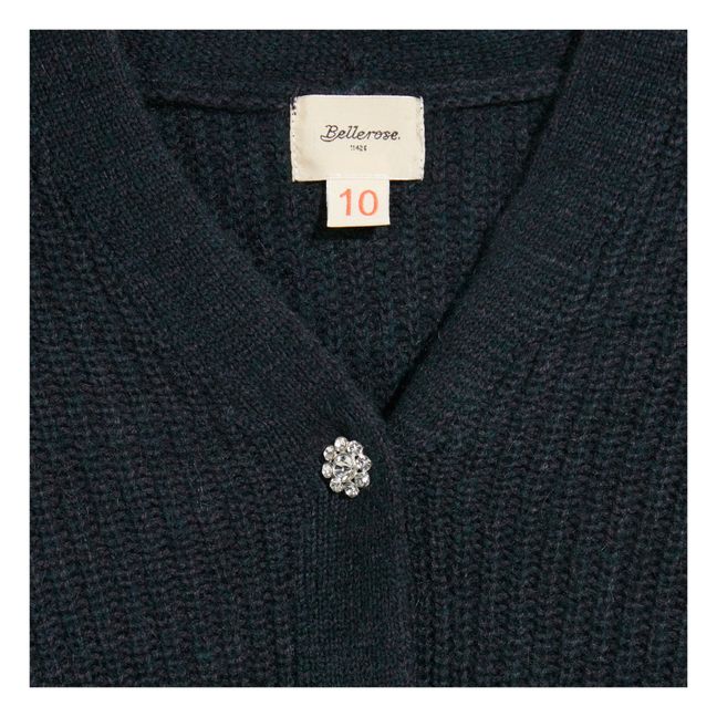Gelmoh Mohair Cardigan | Navy blue