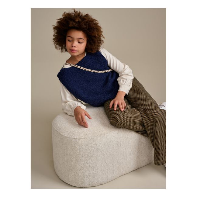 Pull Sans Manches Rofo Alpaga | Bleu marine
