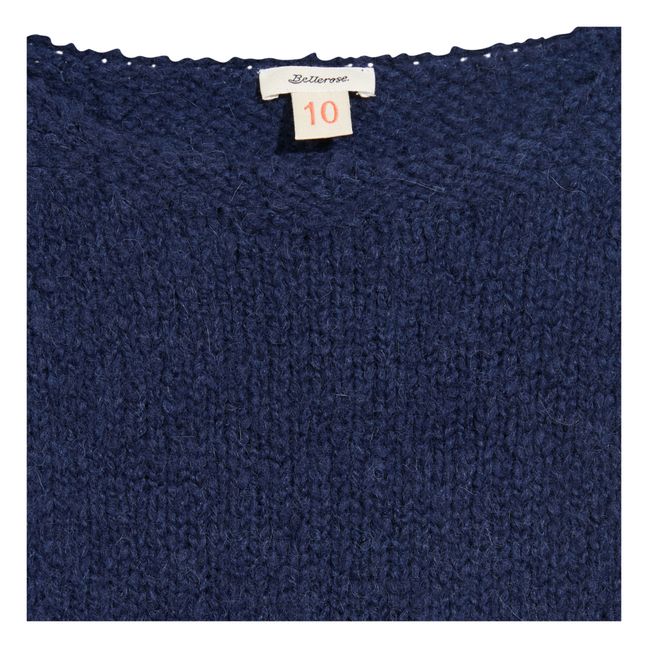 Rofo Alpaca Vest | Navy