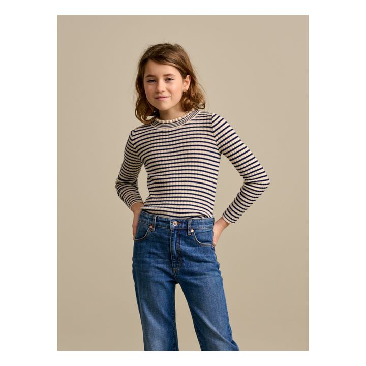 Goura Ribbed Jumper | Blue- Product image n°1