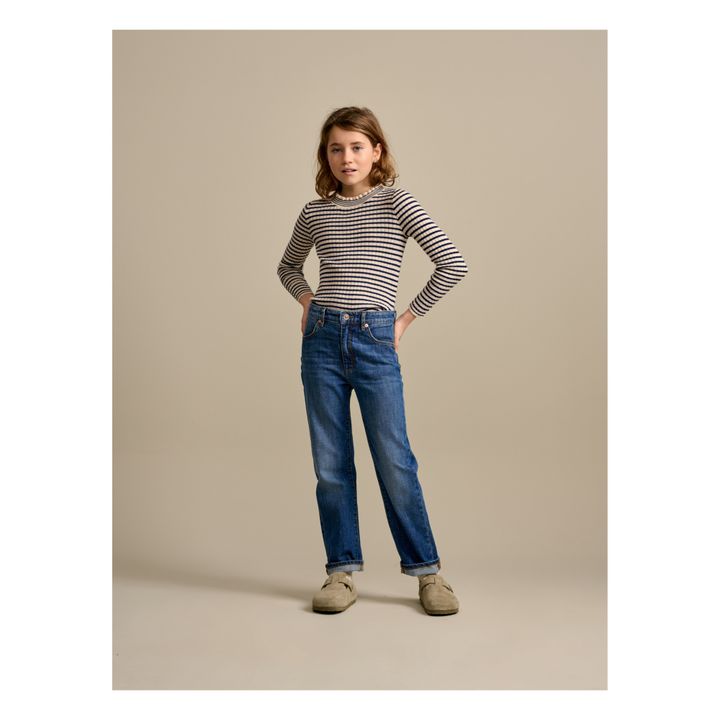 Goura Ribbed Jumper | Blue- Product image n°2