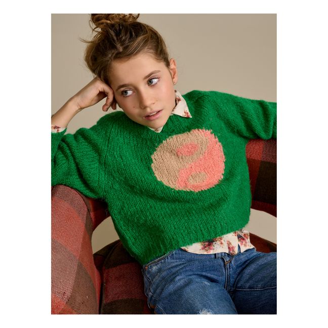 Roffe Alpaca Jumper | Grün