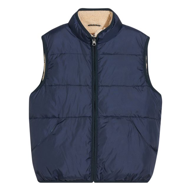 Hans Reversible Jacket | Navy blue