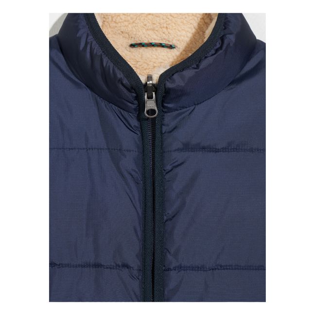 Hans Reversible Jacket | Blu marino