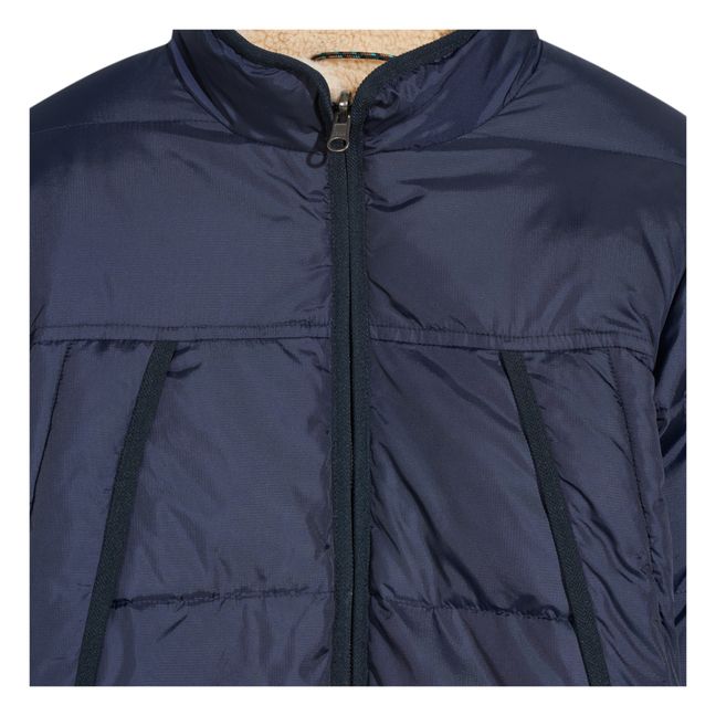 Herald Reversible Jacket | Blu marino
