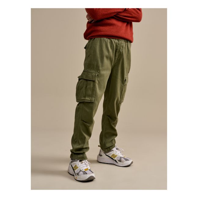 Pantalon Cargo Pazy  | Vert kaki