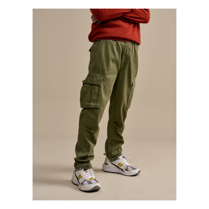 Pazy Cargo Trousers | Verde militare- Immagine del prodotto n°3