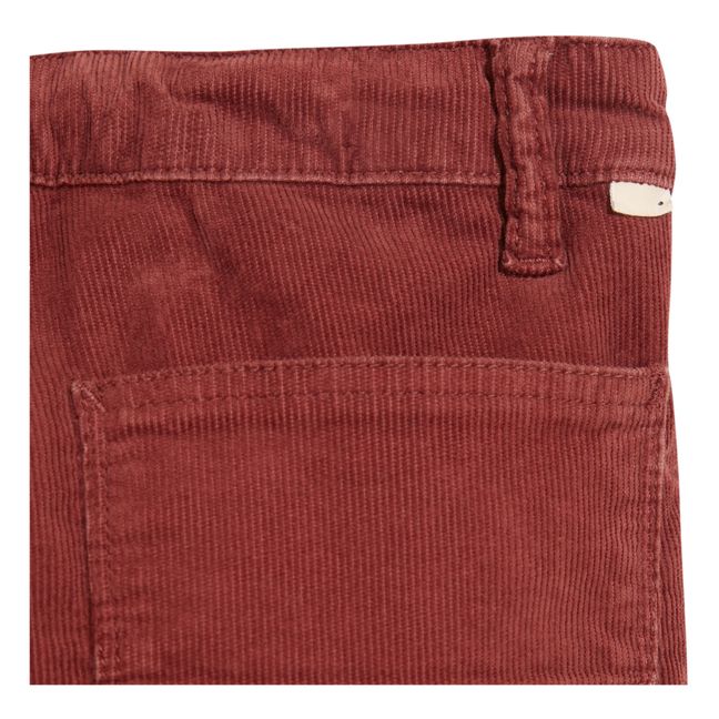Painters Straight-Leg Trousers | Brick red