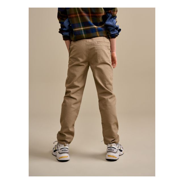 Pharel Straight-Leg Trousers | Beige