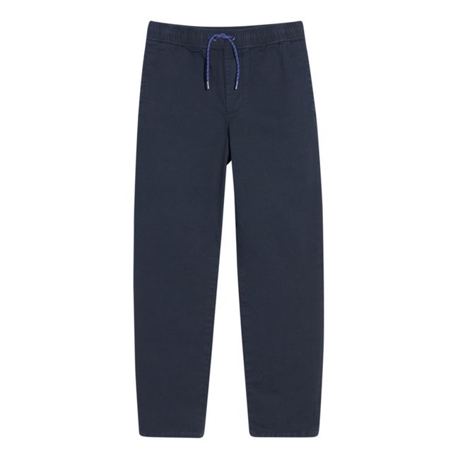 Pharel Straight-Leg Trousers | Azul Marino