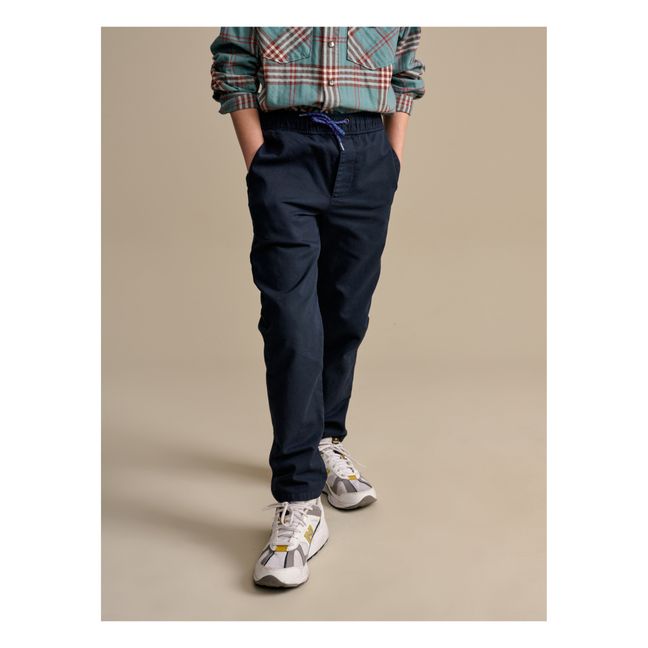 Pharel Straight-Leg Trousers | Azul Marino