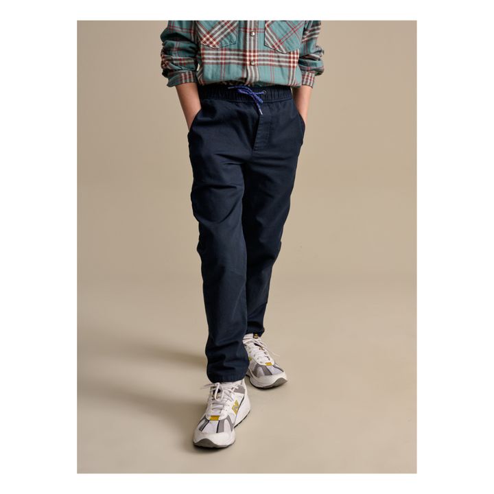 Pharel Straight-Leg Trousers | Azul Marino- Imagen del producto n°2