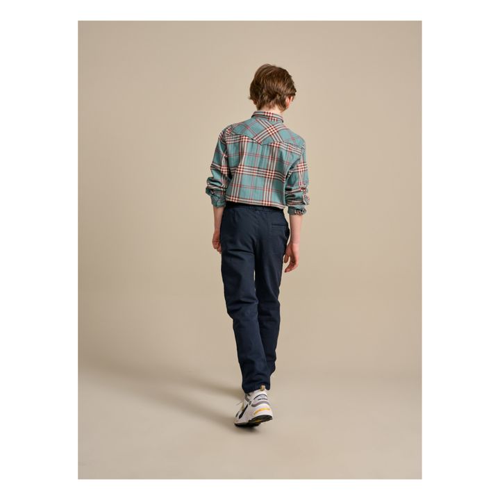 Pharel Straight-Leg Trousers | Azul Marino- Imagen del producto n°5