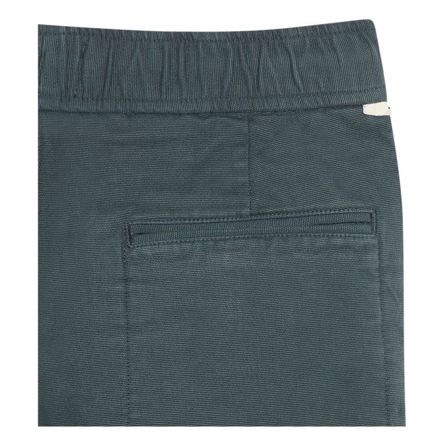 Pharel Straight-Leg Trousers | Dark green