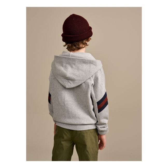 Fazol Zip-Up Sweatshirt | Gris