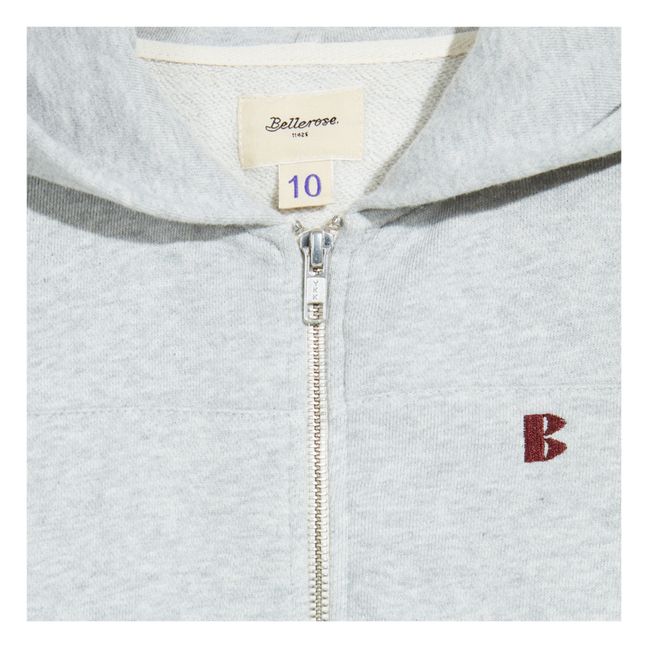 Fazol Zip-Up Sweatshirt | Gris