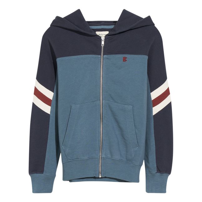 Fazol Zip-Up Sweatshirt | Blu