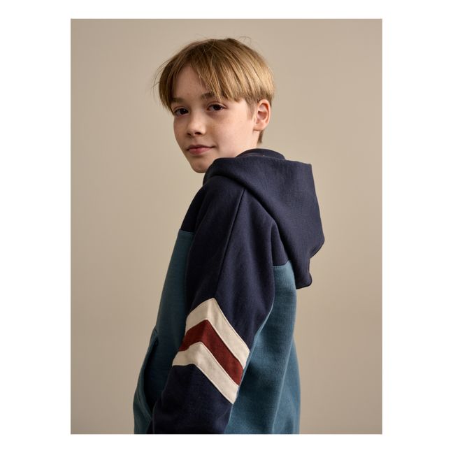 Fazol Zip-Up Sweatshirt | Blau